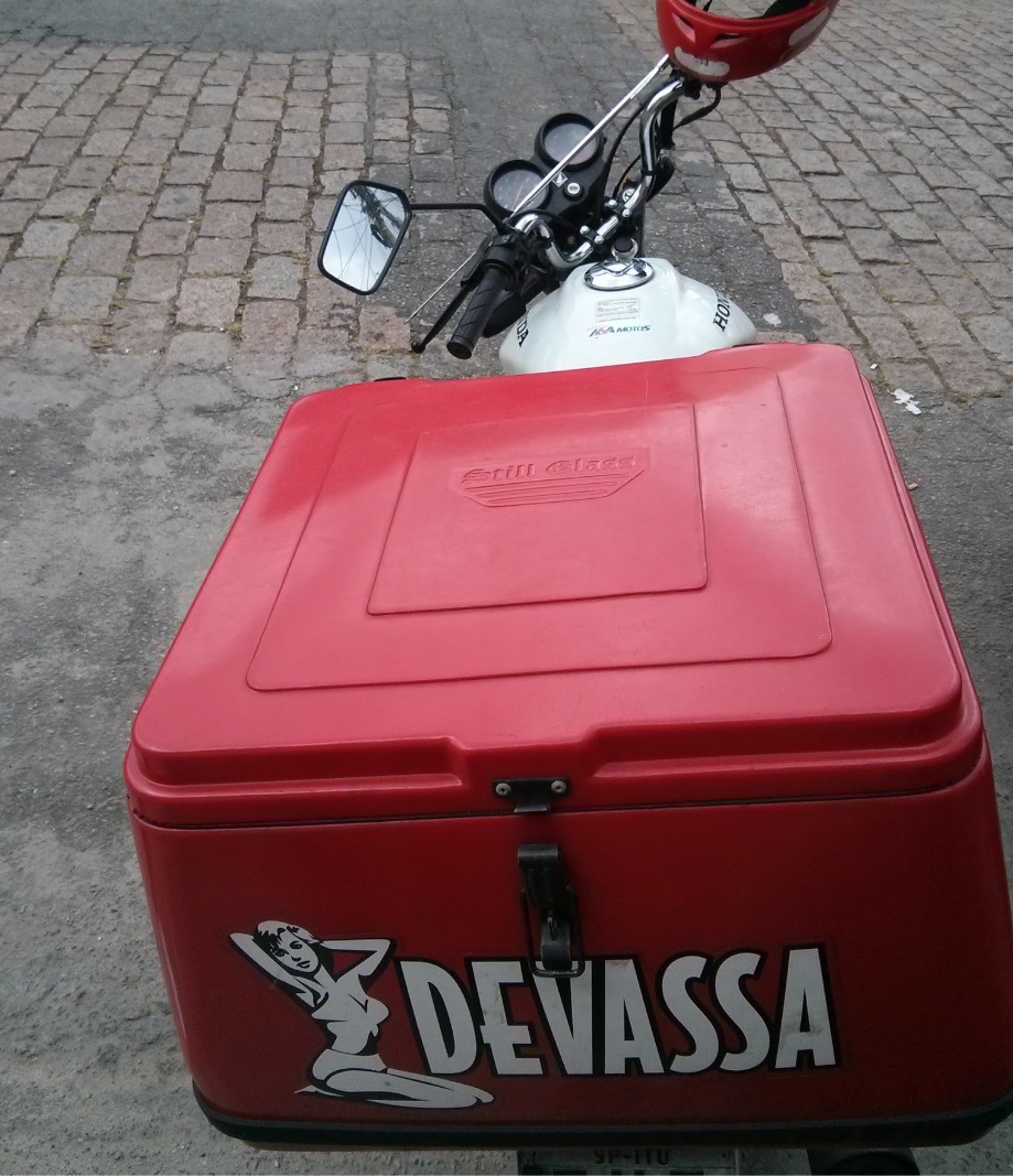 Locomoção de moto entre pontos de venda