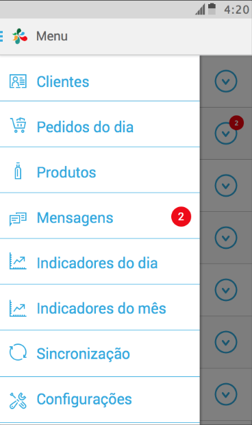 Menu principal